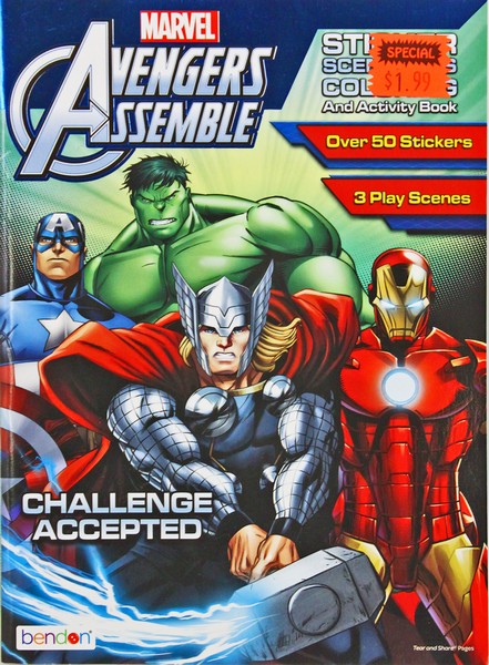 Marvel Avengers Color Book