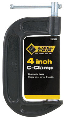 Steel Grip 4 in. C Adjustable C-Clamp 1 pc