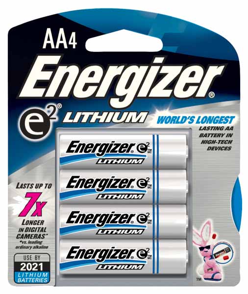 Energizer Ultimate Lithium AA 1.5 V Camera Battery L91BP-4 4 pk