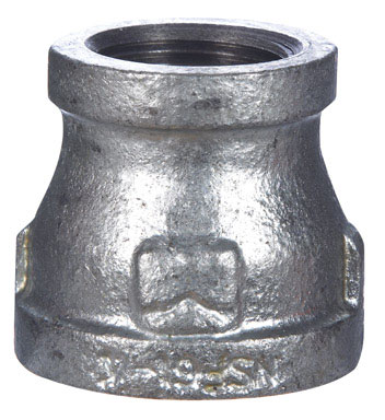 STZ Industries 1 in. FIP each T X 1/2 in. D FIP  Galvanized Malleable Iron Reducing Coupling