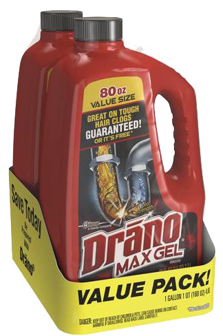 Drano Professional Strength Gel Drain Clog Remover 160 oz