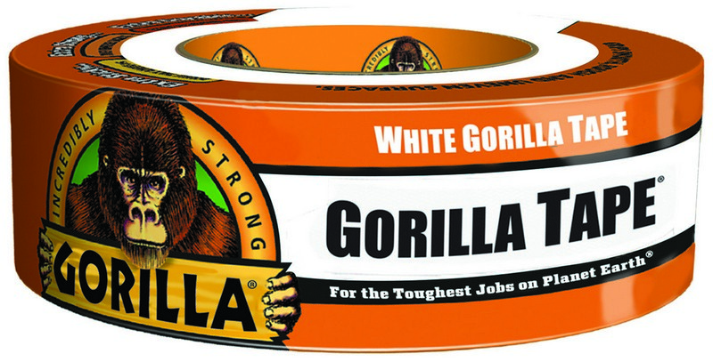 Gorilla 1.88 in. W X 30 yd L White Duct Tape