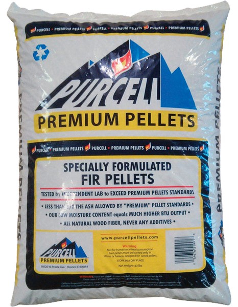 Purcell Premium Pellets Fir Blend Wood Pellet Fuel 40 lb