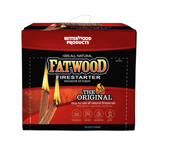 Better Wood Products Fatwood Pine Resin Stick Fire Starter 1.5 lb