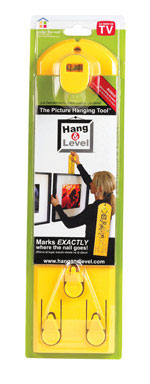 Hang and Level Yellow Hang and Level Picture Hanger 10 lb 1 each