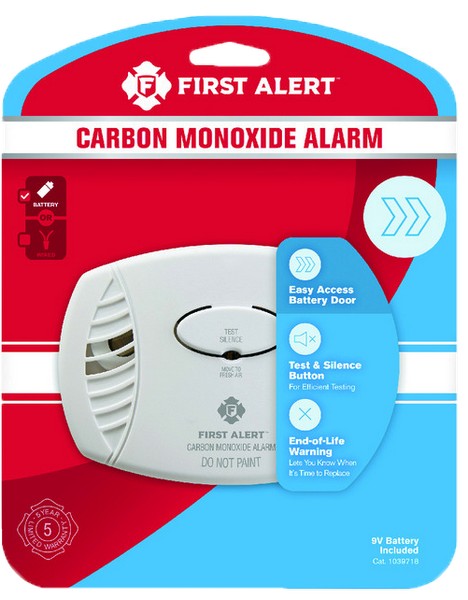 First Alert Battery-Powered Electrochemical Carbon Monoxide Detector