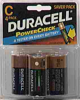 Duracell Coppertop C Alkaline Batteries 4 pk Carded