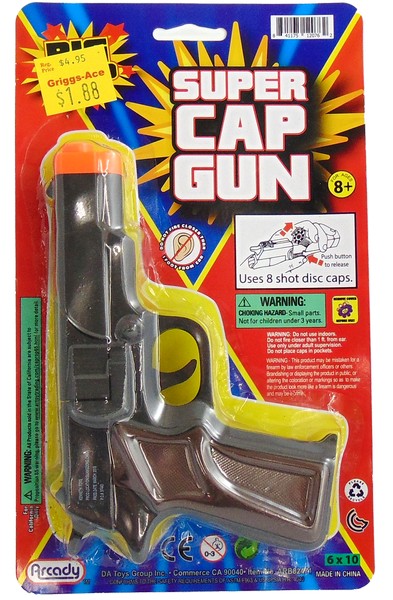 Cap Gun 7" Pistol 391325