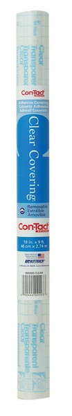 Con-Tact Clear Covering 9 ft. L X 18 in. W Clear Self-Adhesive Shelf Liner