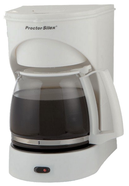 Proctor Silex 12 cups White Coffee Maker