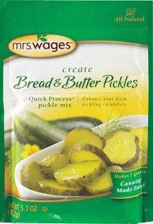 Mrs. Wages Bread and Butter Pickle Mix 5.3 oz 1 pk