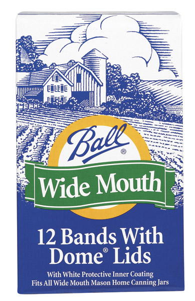 Ball Wide Mouth Canning Lids and Bands 12 pk