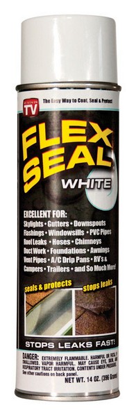 Flex Seal Family of Products Flex Seal White Rubber Spray Sealant 14 oz