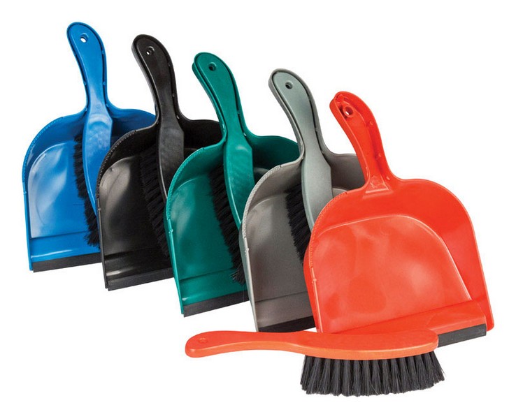 Good Old Values Plastic Handheld Dustpan and Brush Set