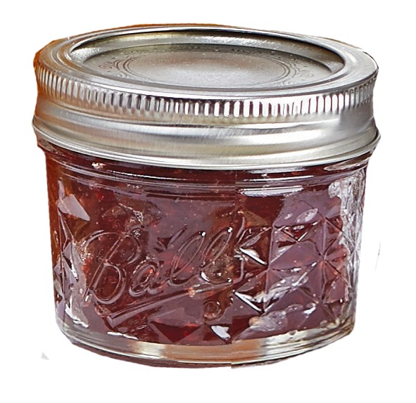 Ball Quilted Crystal Regular Mouth Jelly Jar 4 oz 12 pk