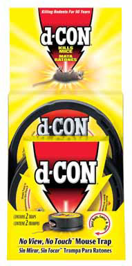D-Con Covered Snap Trap For Mice 2 pk