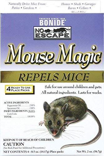 Bonide Mouse Magic Animal Repellent Scent Pouch For Mice 4 pk