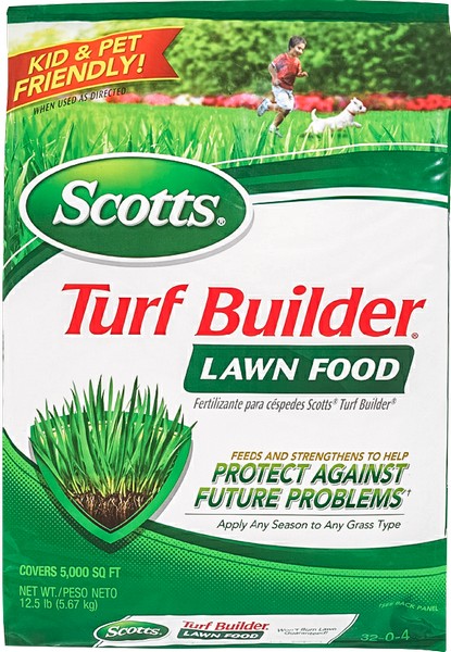 Scotts Turf Builder 32-0-4 All-Purpose Lawn Fertilizer For All Grasses 15000 sq ft