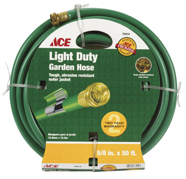 Home Plus 5/8 in. D X 50 ft. L Light Duty Garden Hose Green