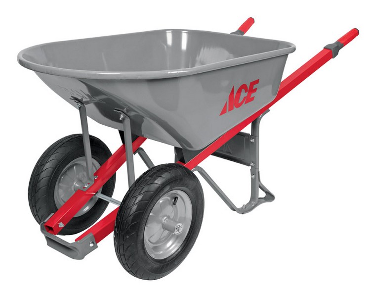 Ace Steel Contractor Wheelbarrow 6 ft&sup3;