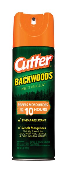 Cutter Backwoods Insect Repellent Liquid For Mosquitoes 6 oz