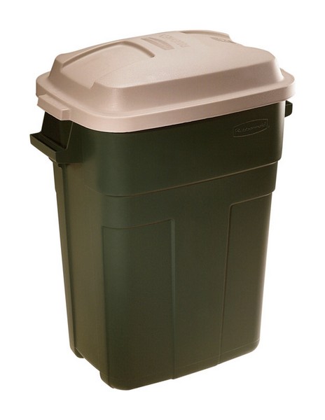 Rubbermaid Roughneck 30 gal Plastic Garbage Can Lid Included