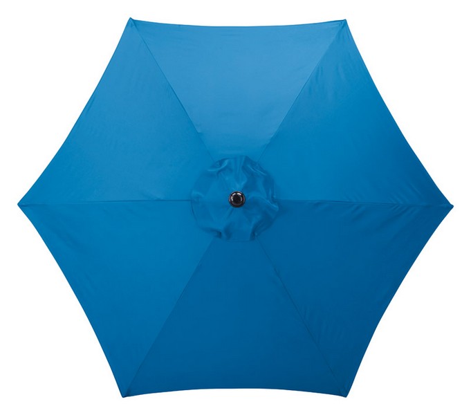 Living Accents 9 ft. Tiltable Royal Blue Market Umbrella