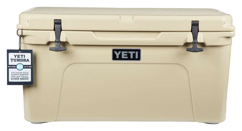 YETI Tundra 65 Tan Hard Cooler