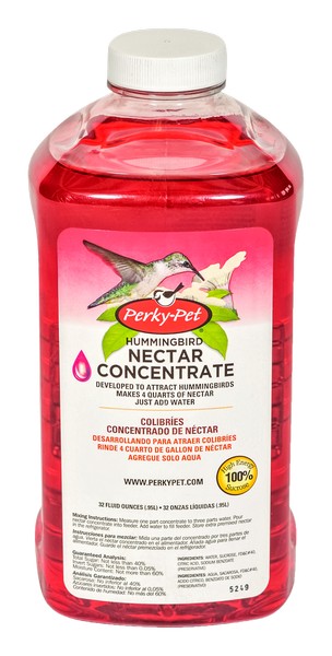 Perky-Pet Hummingbird Sucrose Nectar Concentrate 32 oz
