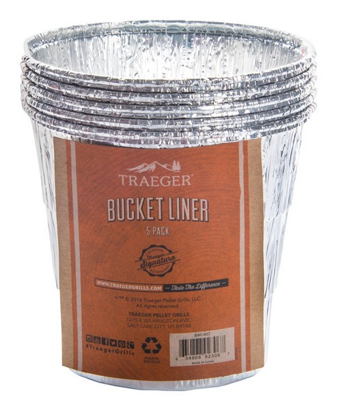 Traeger Aluminum Bucket Liner For Tailgater, Bronson, Junior, Junior Elite, Pro 575, Ironwood 650, P