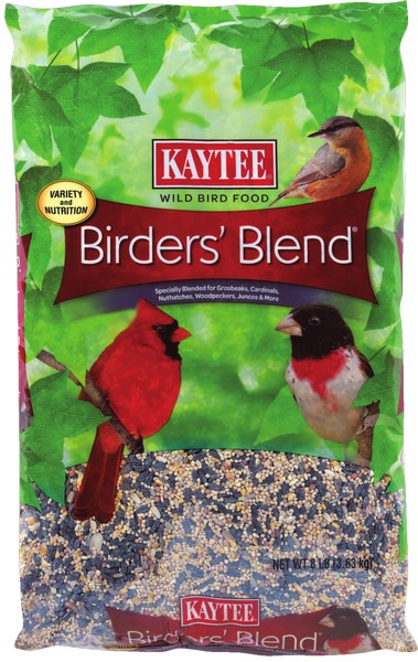 Kaytee Birders Blend Songbird Black Oil Sunflower Seed Wild Bird Food 8 lb