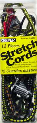 Keeper Assorted Bungee Cord Set asst in. L 12 pk
