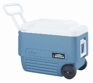 Igloo MaxCold Blue 40 qt Roller Cooler