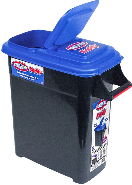 Kingsford Kaddy Plastic Black/Blue Charcoal Dispenser 1 pk