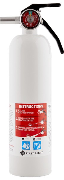 First Alert 2 lb Fire Extinguisher For Recreational OSHA/US Coast Guard Agency Approval