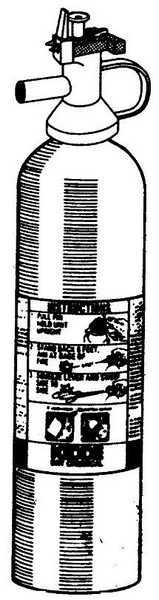 First Alert 2-3/4 lb Fire Extinguisher For Auto/Marine OSHA/US Coast Guard Agency Approval