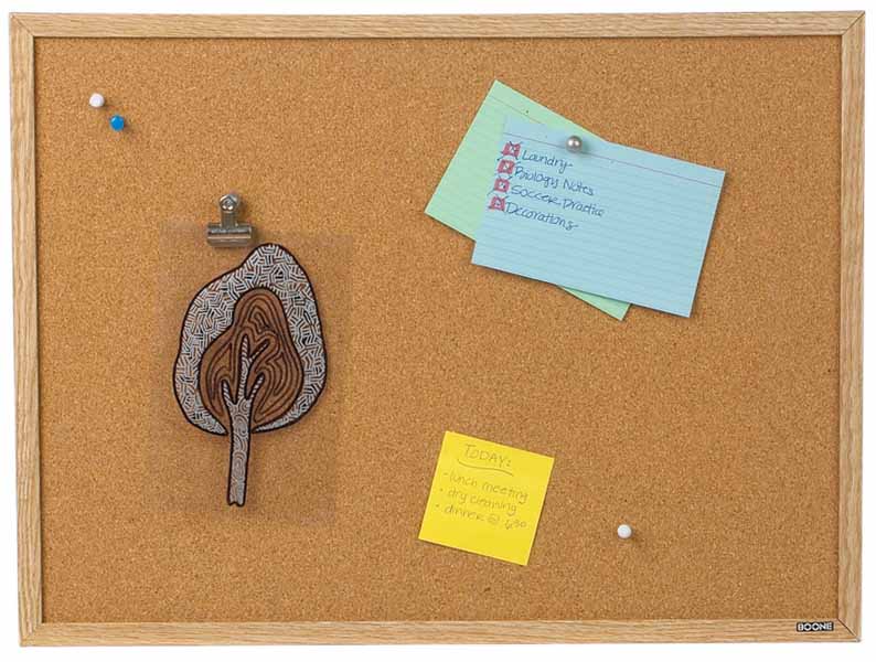 Quartet 17 in. H X 23 in. W Screw-Mounted Bulletin Board