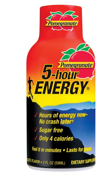 5-Hour Energy Regular Strength Sugar Free Pomegranate Energy Shot 1.93 oz