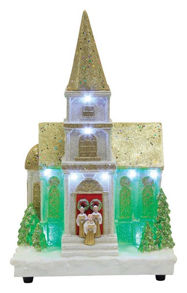Westinghouse LED Multicolored Church Christmas Decor