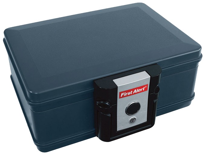 First Alert 0.17 ft&sup3; Key Lock Gray Fireproof Safe