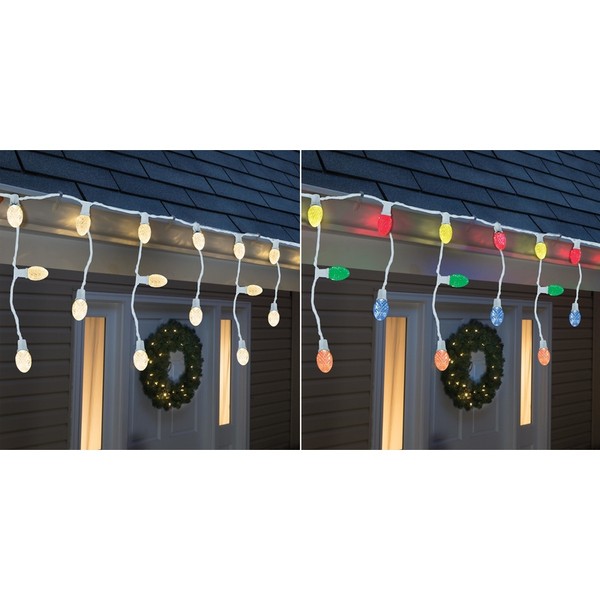 Sylvania LED Multicolored 20 ct Icicle Christmas Lights 6 ft.