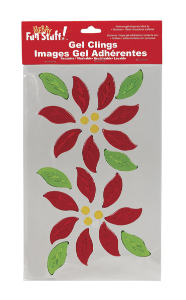 Impact Innovations Multicolored Christmas Window Clings