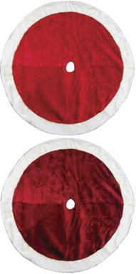 Dyno Red/White Tree Skirt Indoor Christmas Decor