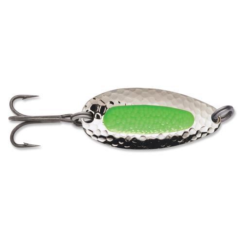 Rapala Blue Fox Pixie Spoon 1/2oz Nickle Plated Green Insert