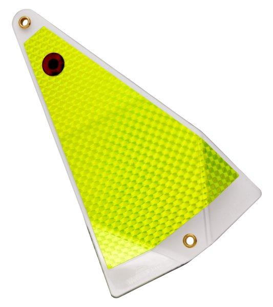 Big Als Fish Flasher Small Triangle 6" Chartreuse