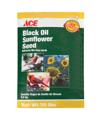 Ace Songbird Black Oil Sunflower Wild Bird Seed 20 lb
