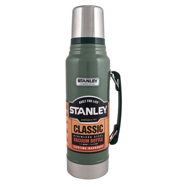 Stanley 1.5 qt Classic Hammertone Green BPA Free Vacuum Insulated Bottle