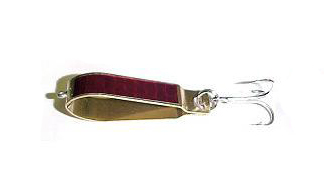 Mack's Lure Cripplure 1/4oz Brass/Red Prism