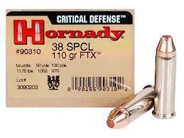 38spcl 110gr Crit Defense 20rd