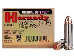 38spcl 110gr +p Crit Defens 20rd